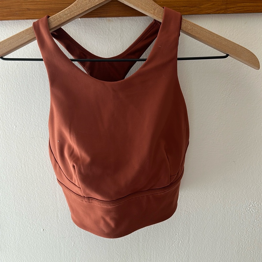 lululemon athletica Rust Sports Bra